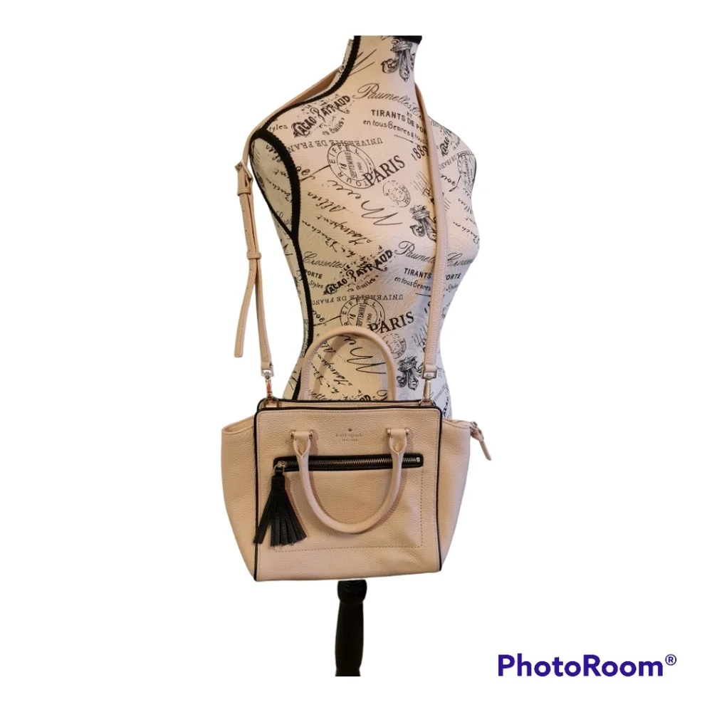 NWOT♠️ Kate Spade♠️ Light Pink Chester Street Small Allyn Pebble Leather Satchel - Picture 9 of 14